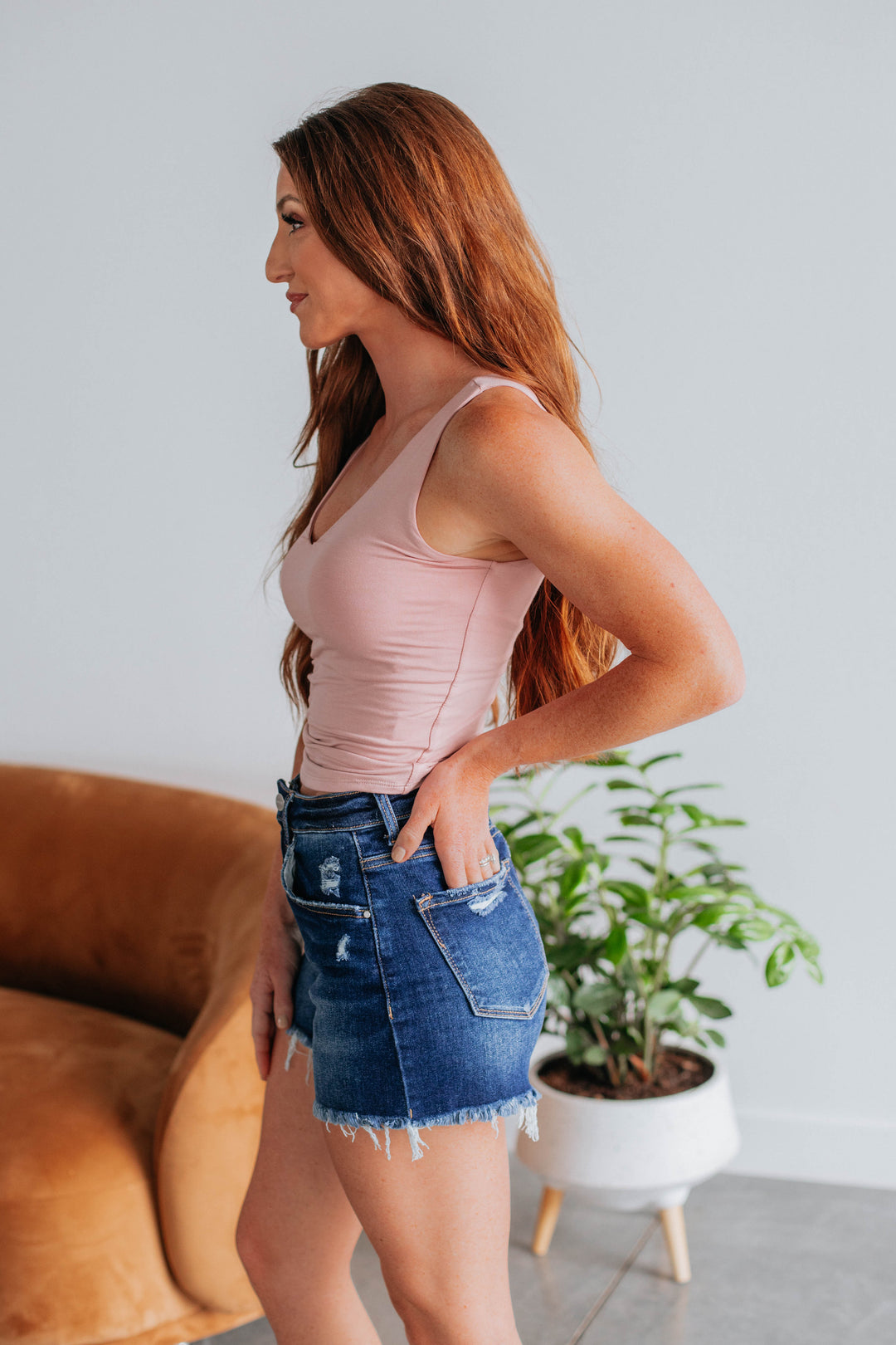 Rio Basic Tank - Dusty Rose