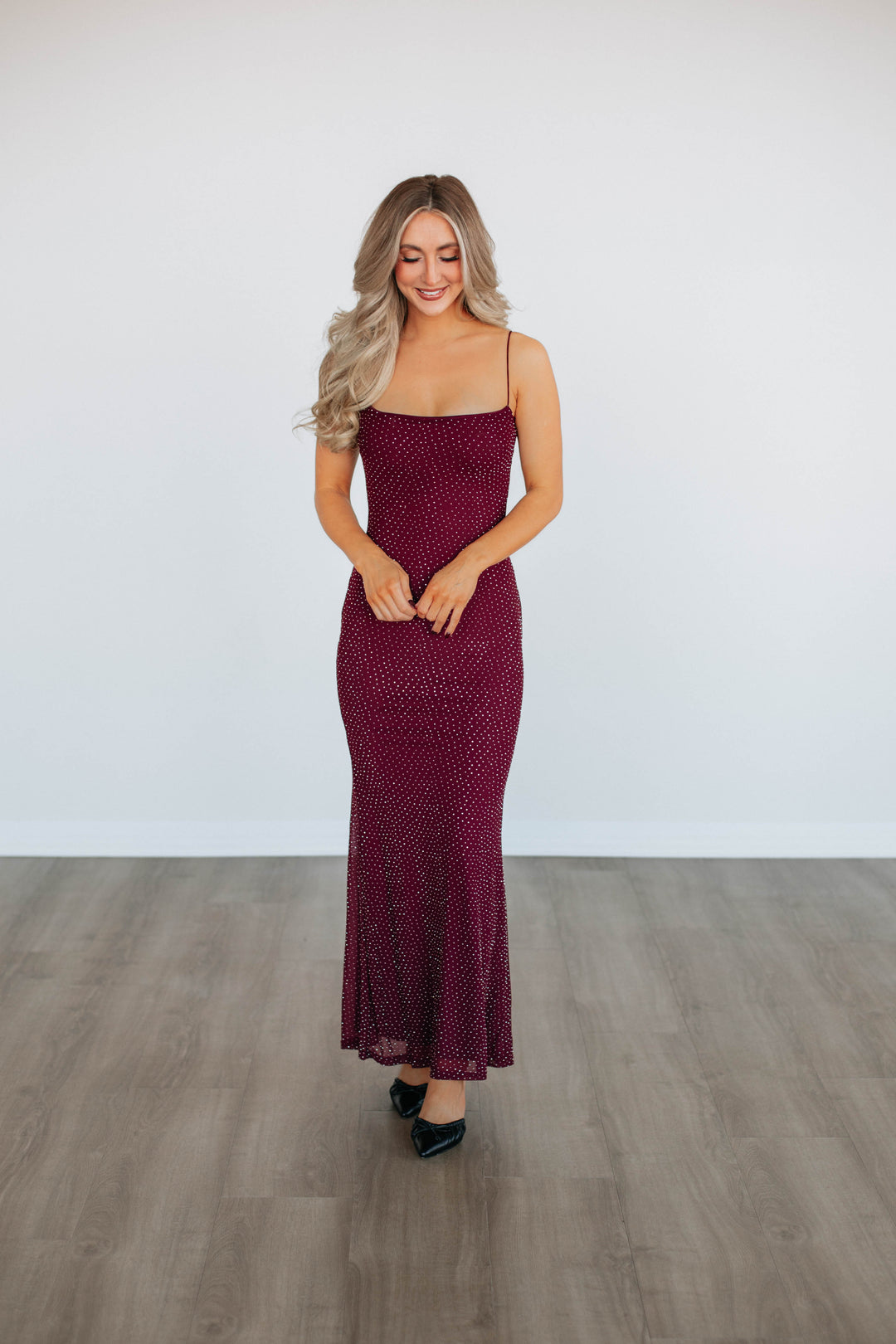 Rising To The Occasion Dress - Wine