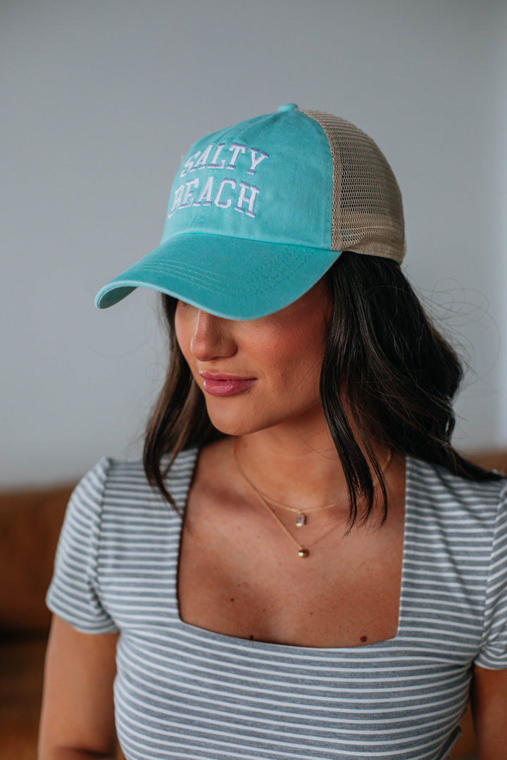 Salty Beach Baseball Cap - Mint