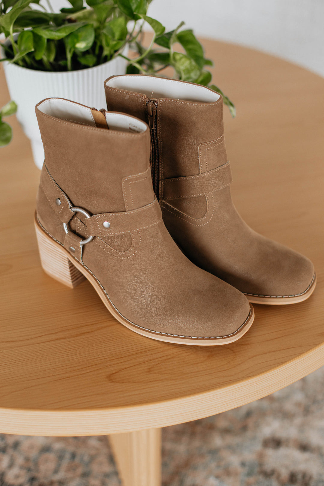 Staying In My Lane Boots - Dark Taupe