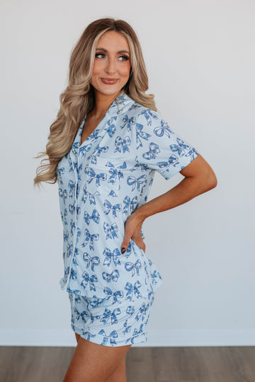 Simply Bow-tiful Pajama Set