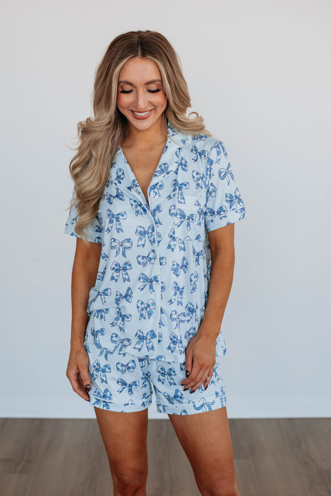 Simply Bow-tiful Pajama Set