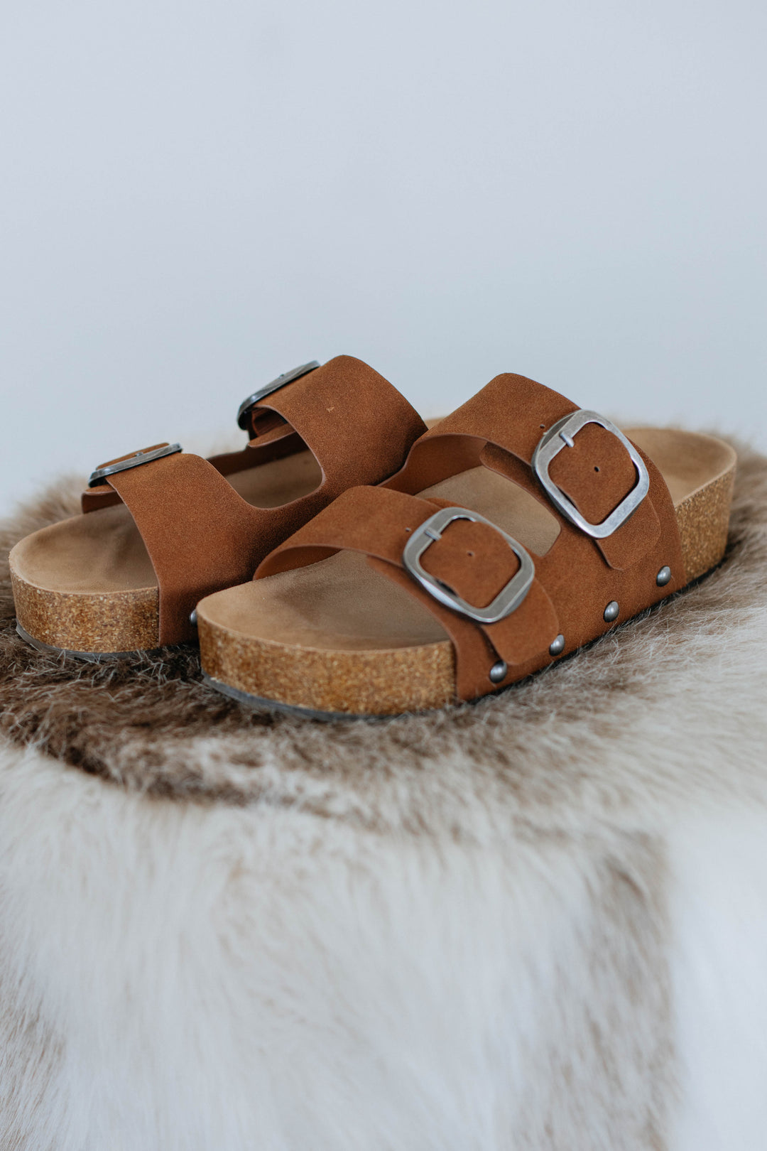 Simply Thriving Sandals - Cognac