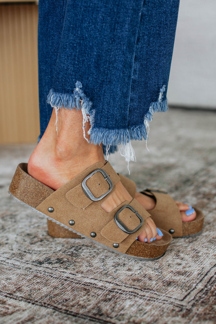 Simply Thriving Sandals - Taupe