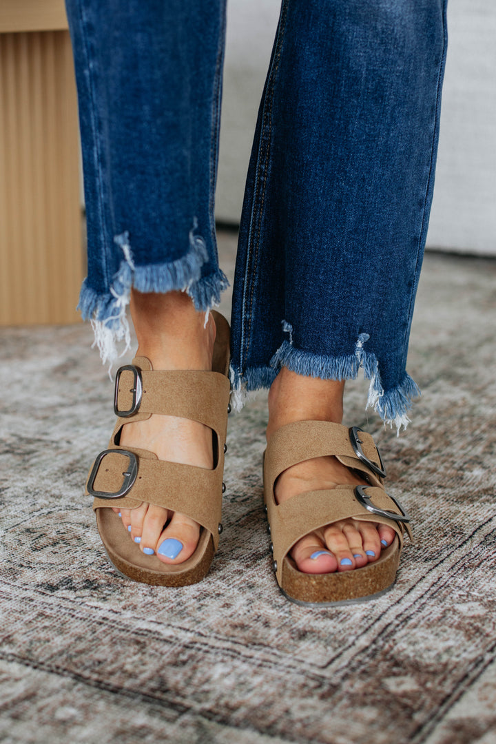 Simply Thriving Sandals - Taupe