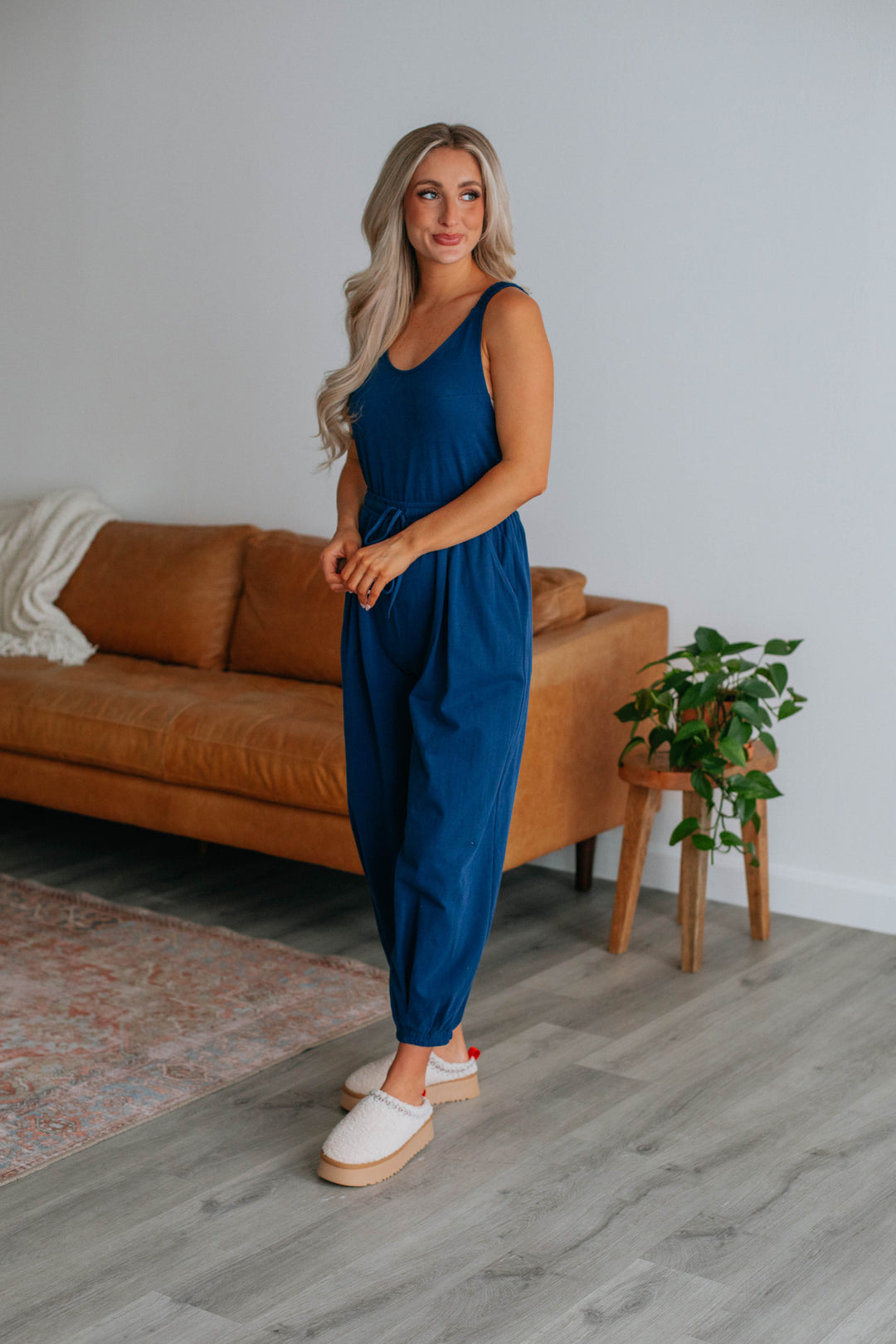 Solana Jumpsuit - Navy