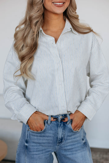 Sylvey Striped Button Down