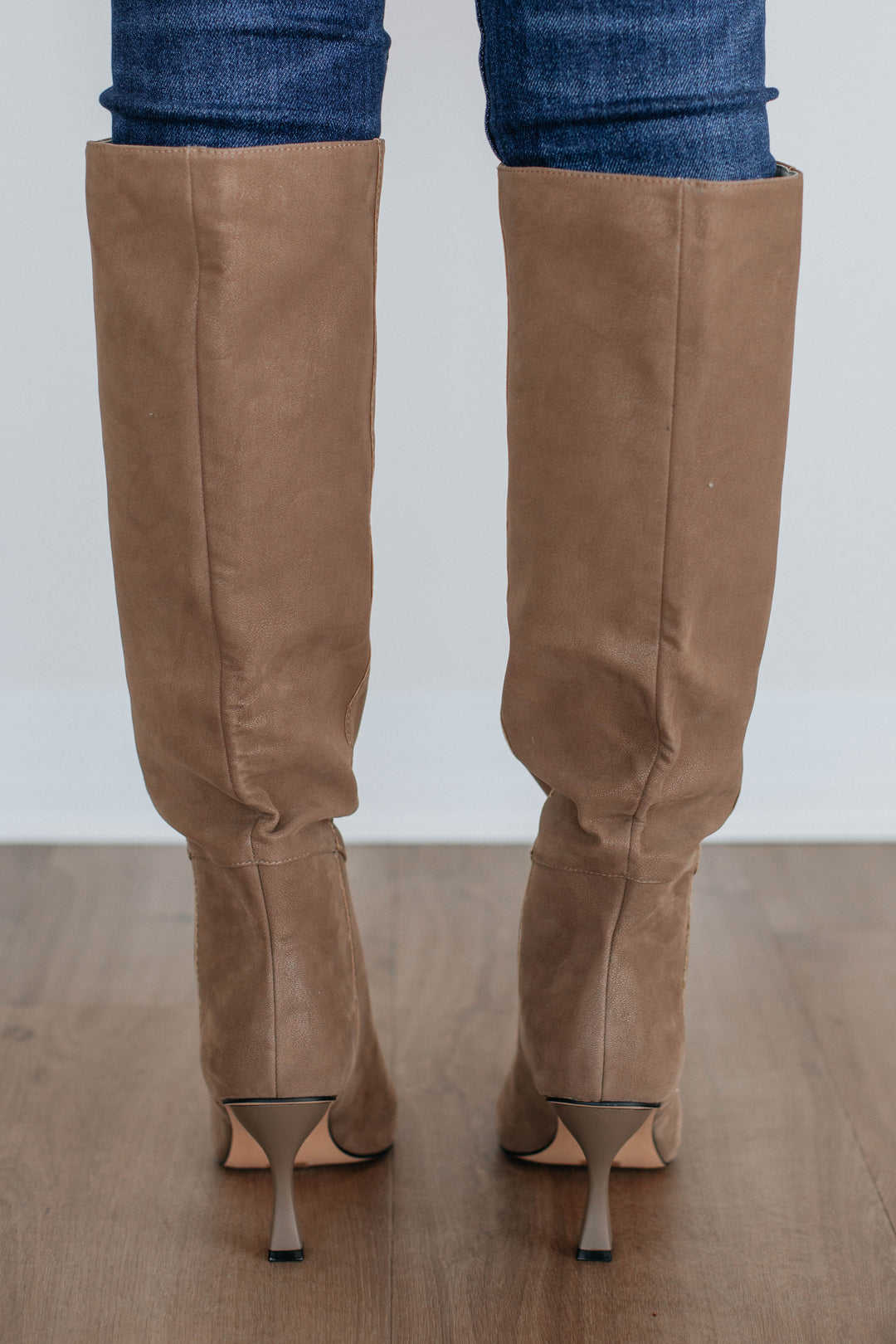 Take Me Seriously Boots - Dark Taupe