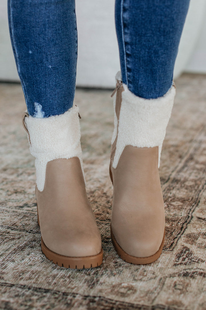 Thinking It Over Boots - Taupe