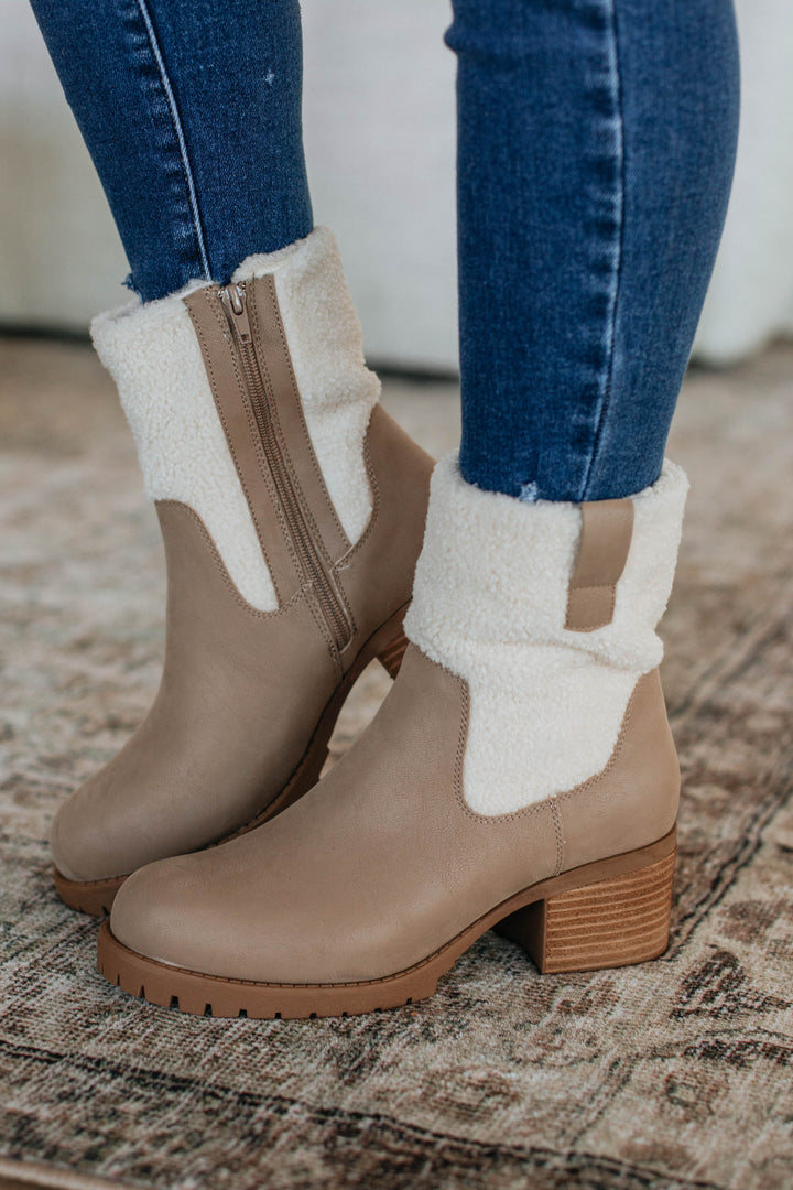 Thinking It Over Boots - Taupe