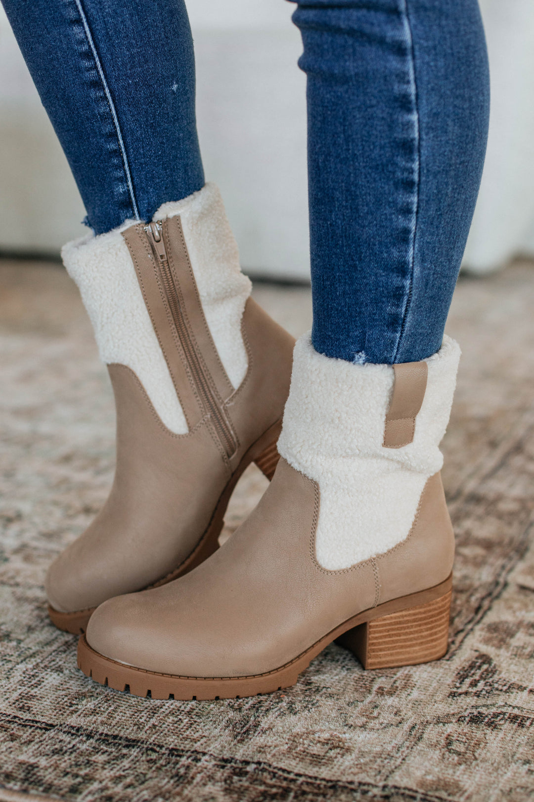 Thinking It Over Boots - Taupe