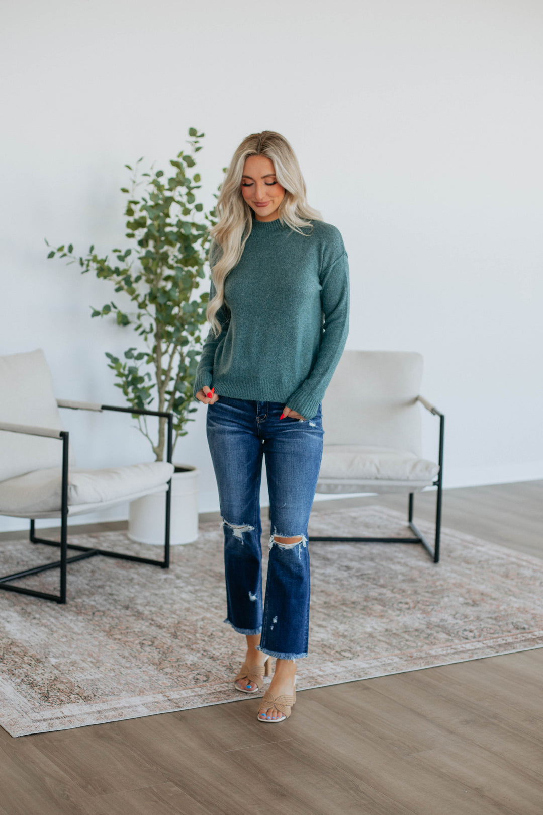 Tonya Sweater - Jade