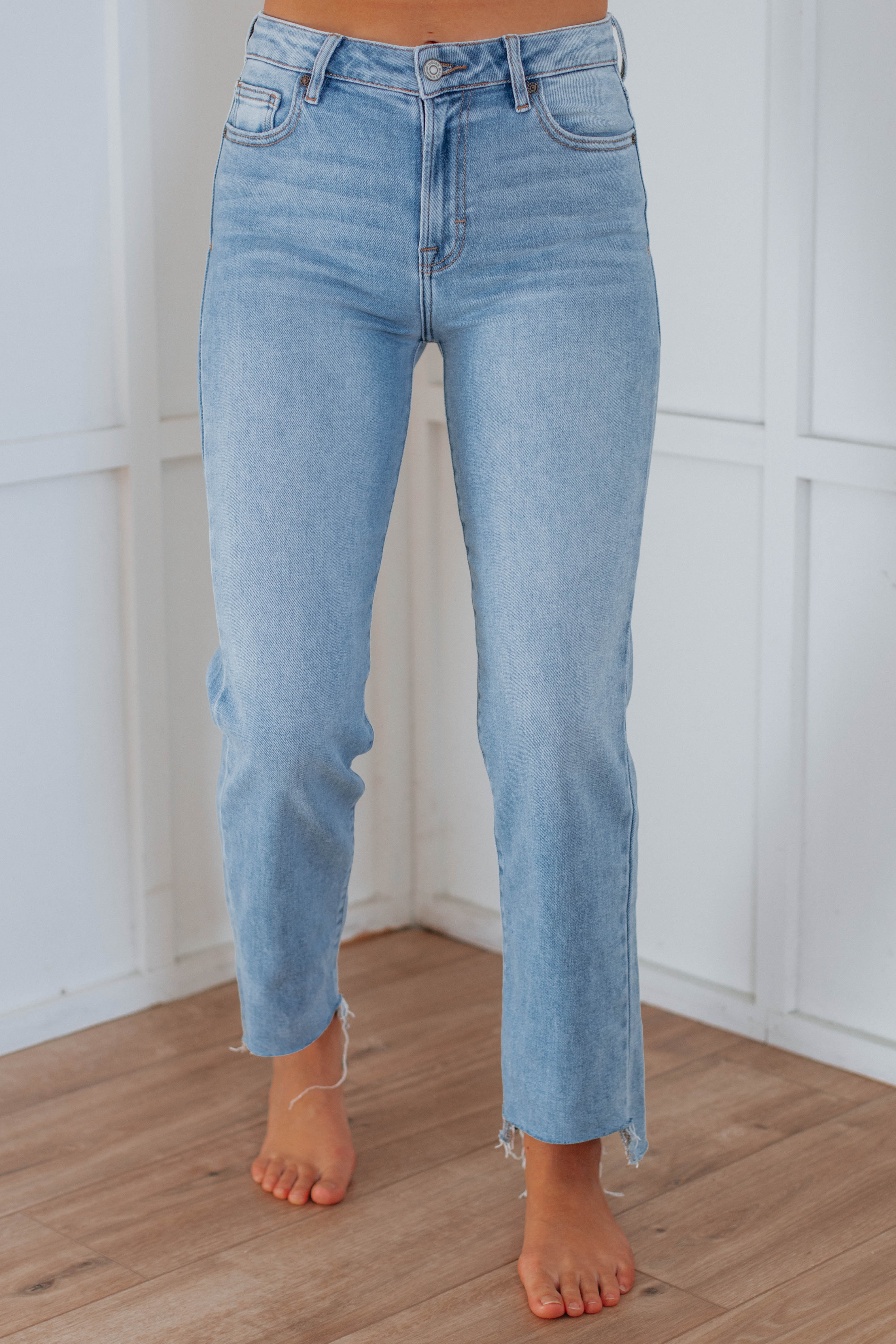 On sale HIDDEN JEANS Tracey High-Rise denim crop