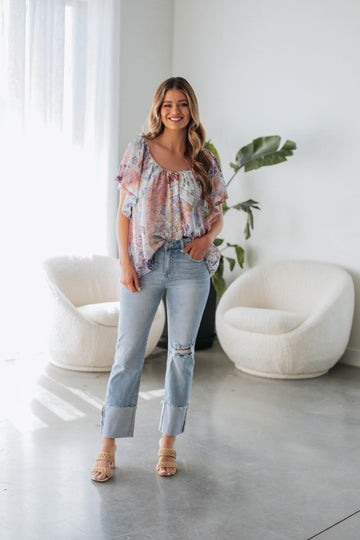 Tris Floral Top