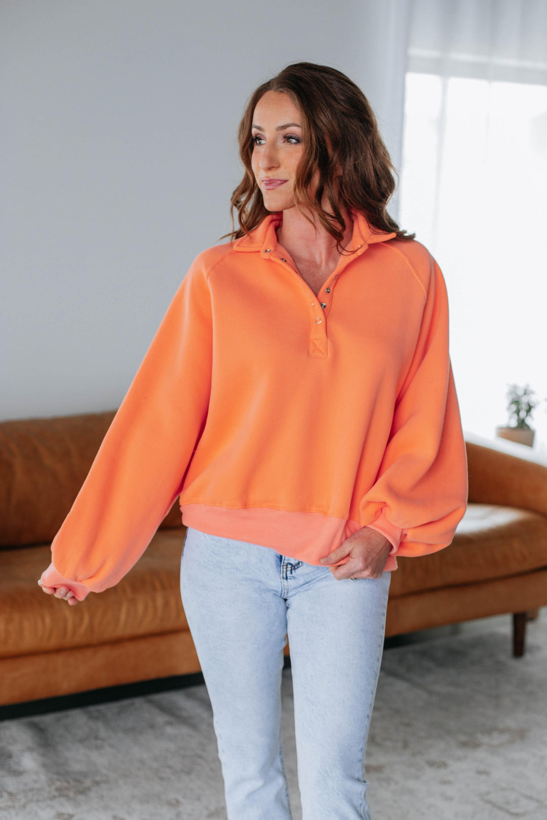 Tulley Pullover - Coral