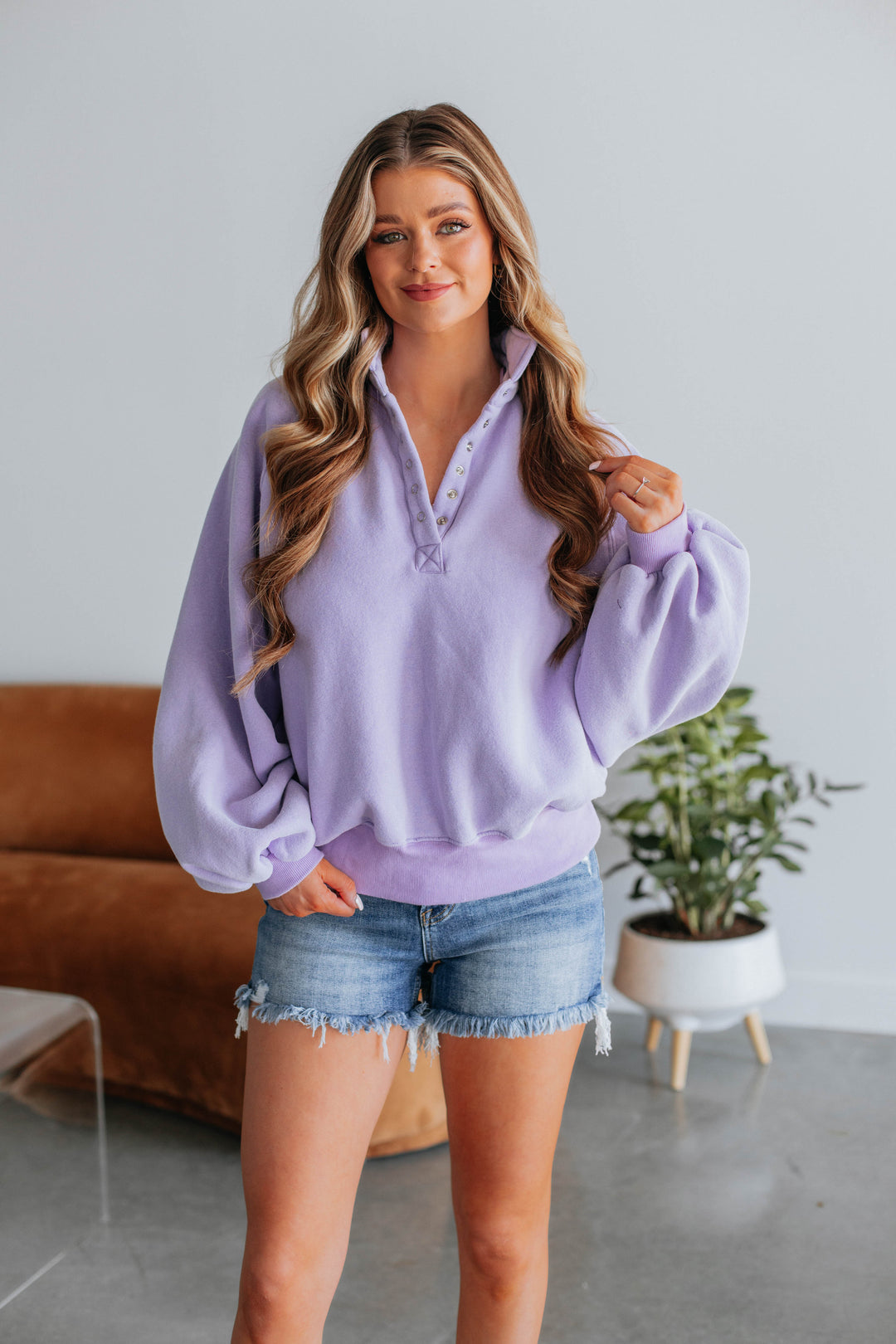 Tulley Pullover - Lavender