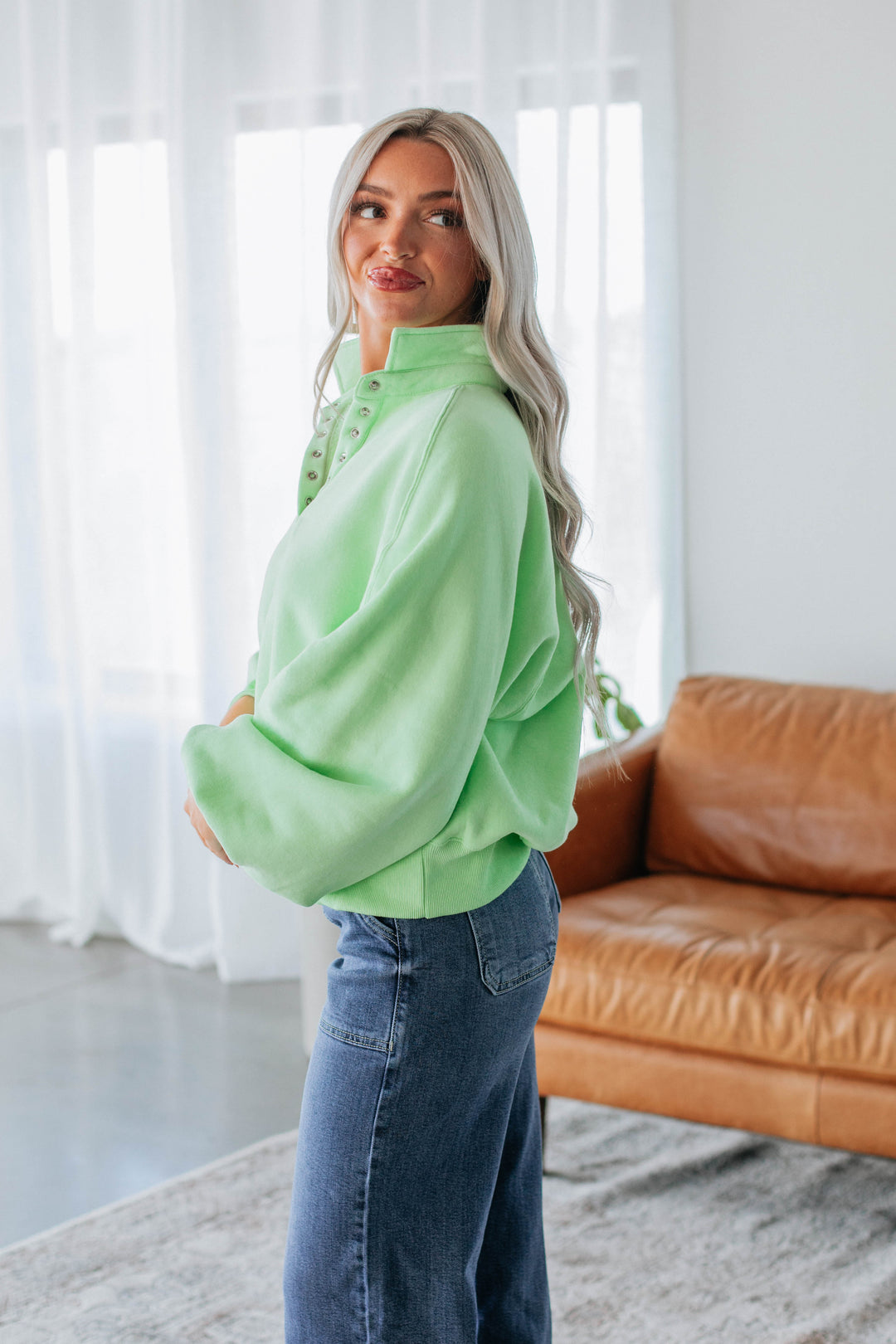 Tulley Pullover - Lime