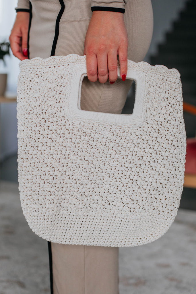 Vacay Bound Handbag - Ivory