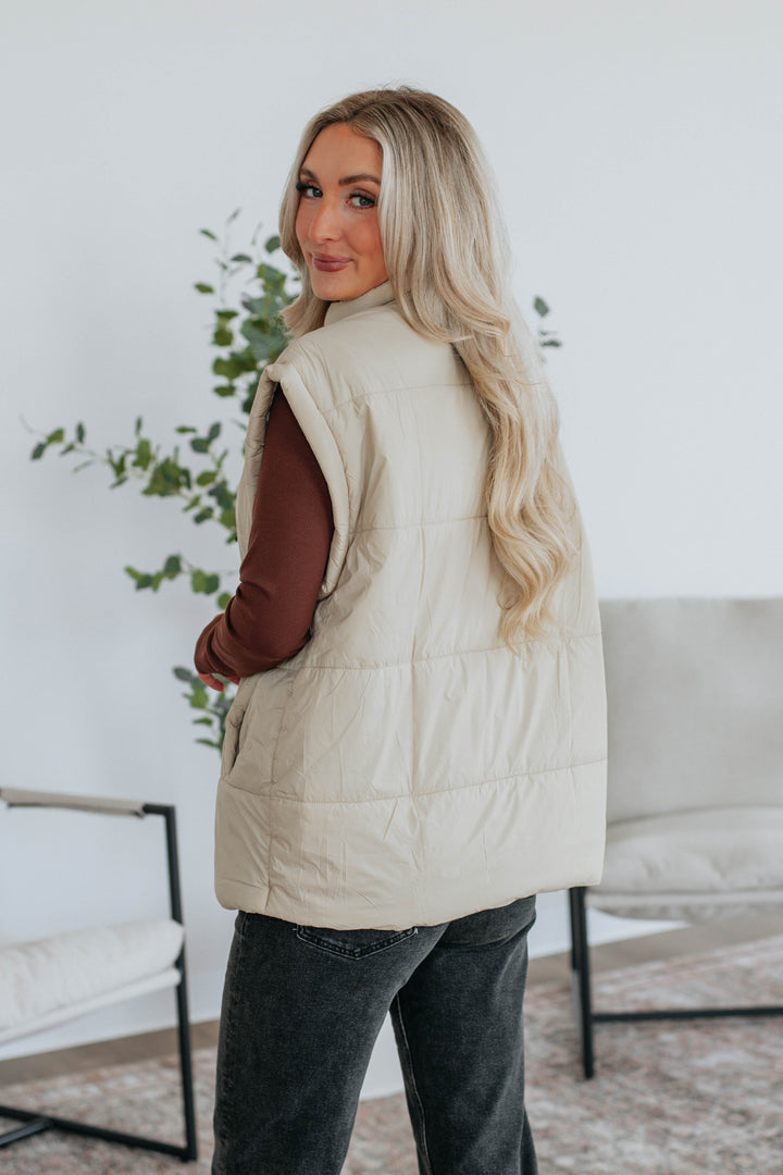 Williamson Puffer Vest - Natural