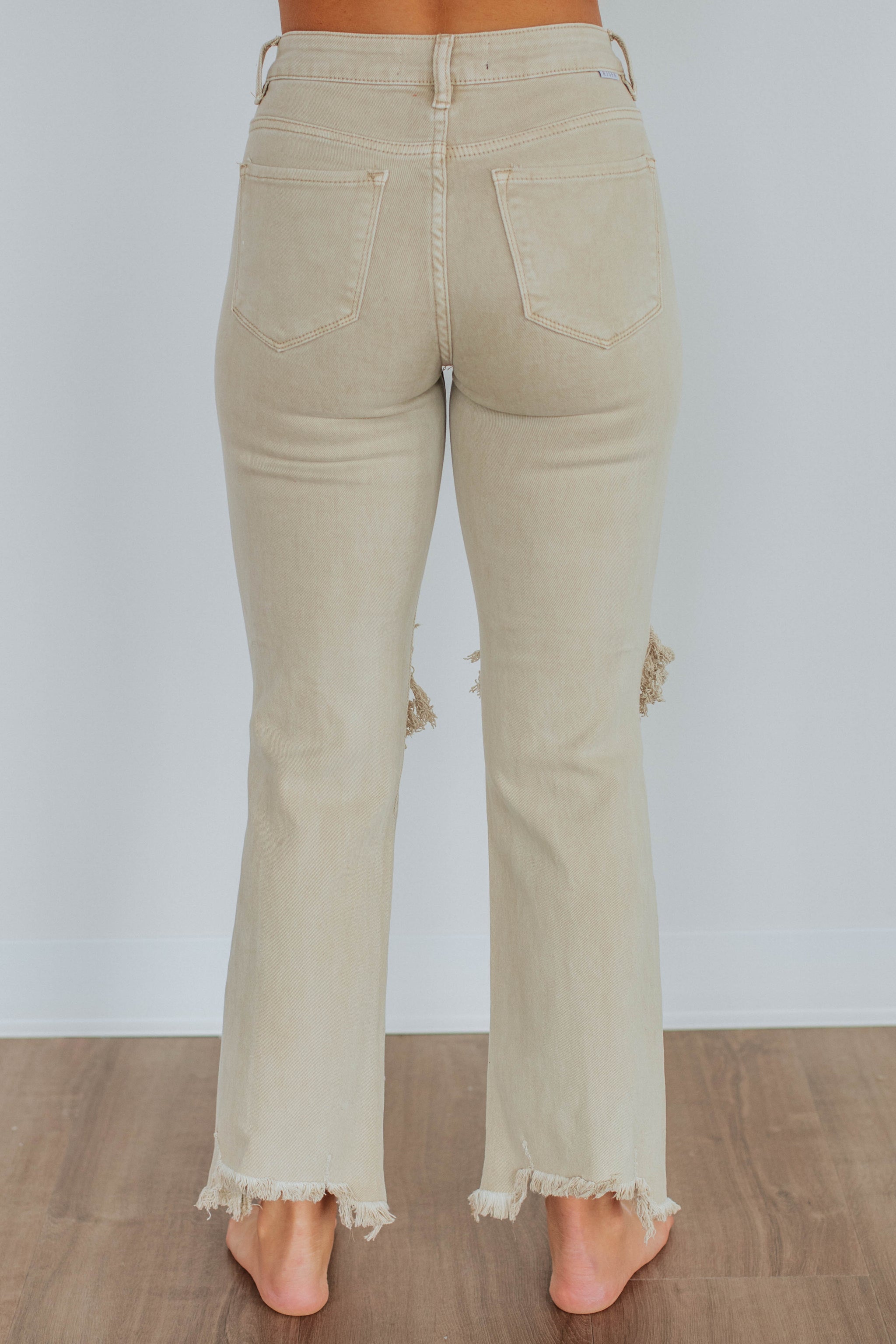 Willow Risen Jeans - Sand