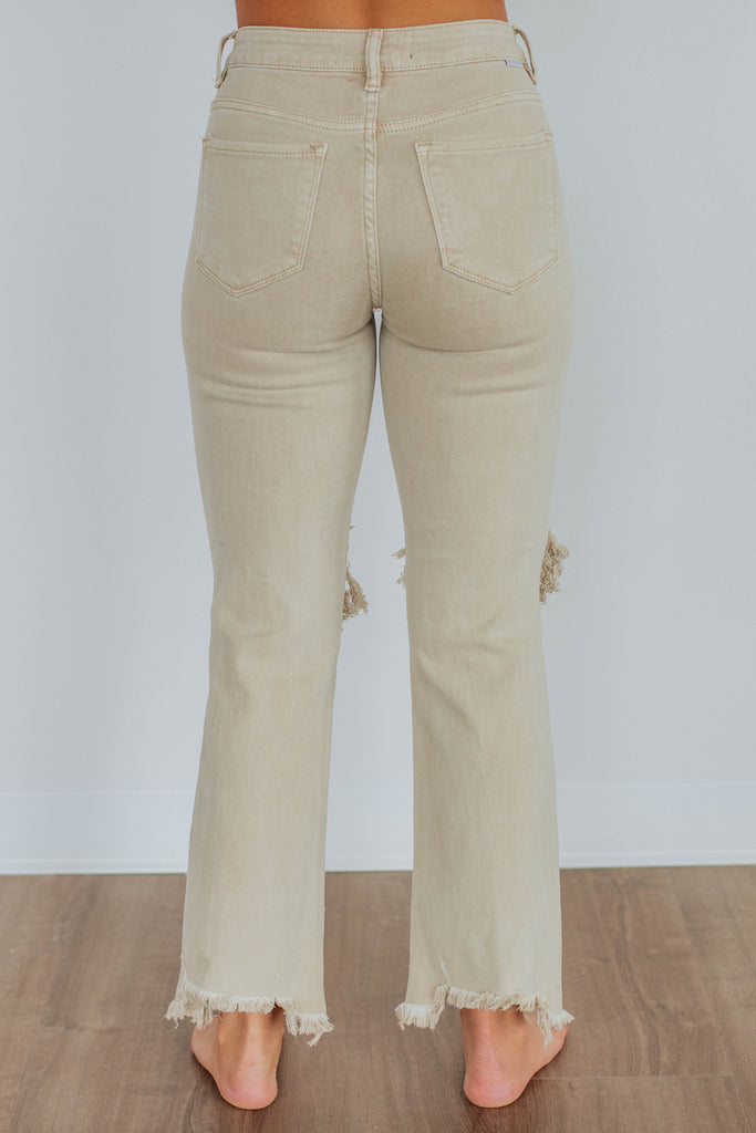 Willow Risen Jeans - Sand