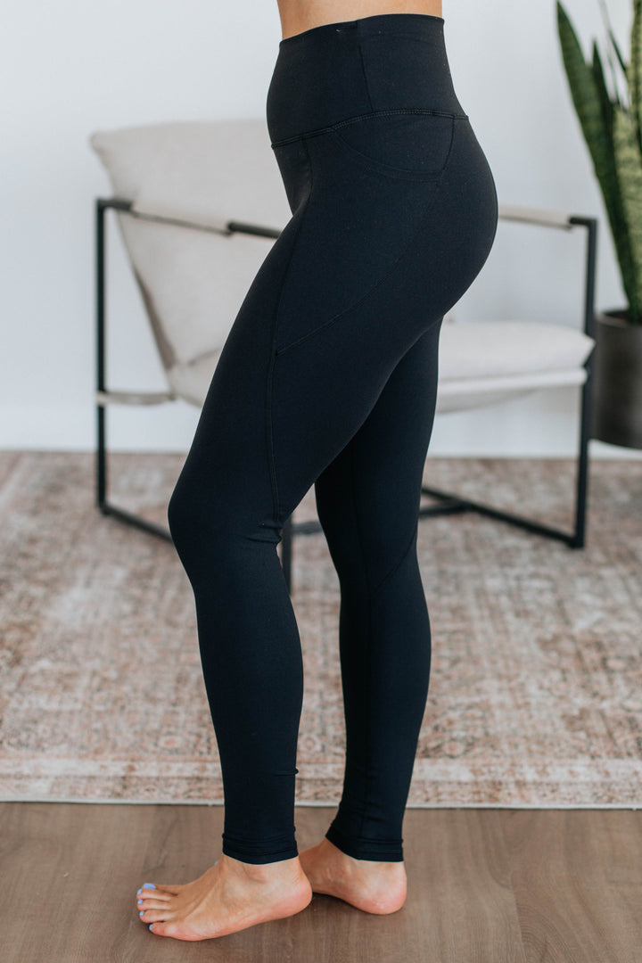 Zalen Active Leggings - Black