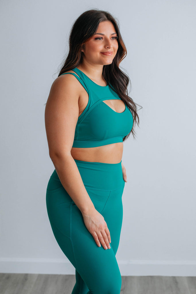 Zalen Sports Bra - Teal