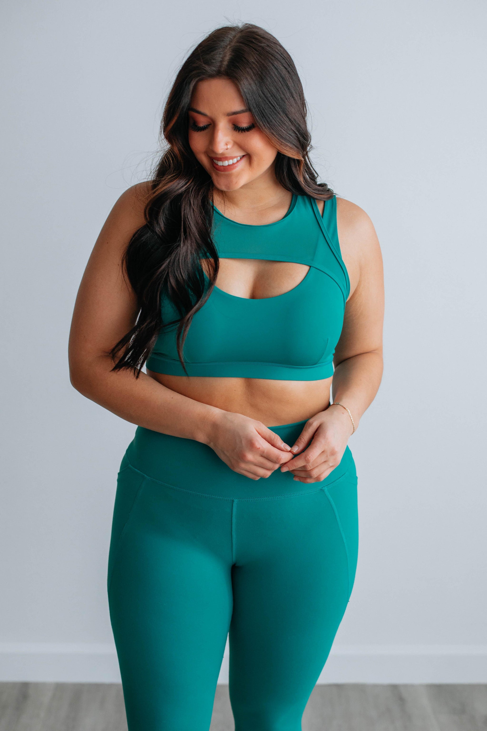 Zalen Sports Bra - Teal