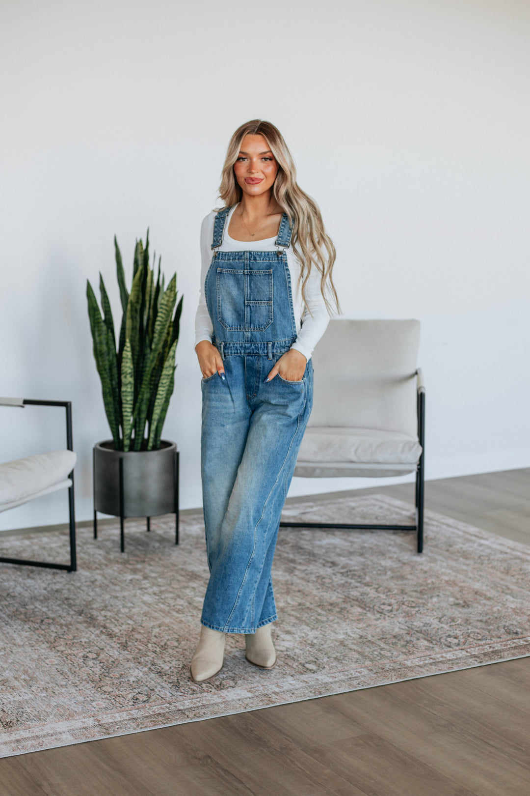 Zander Denim Overalls