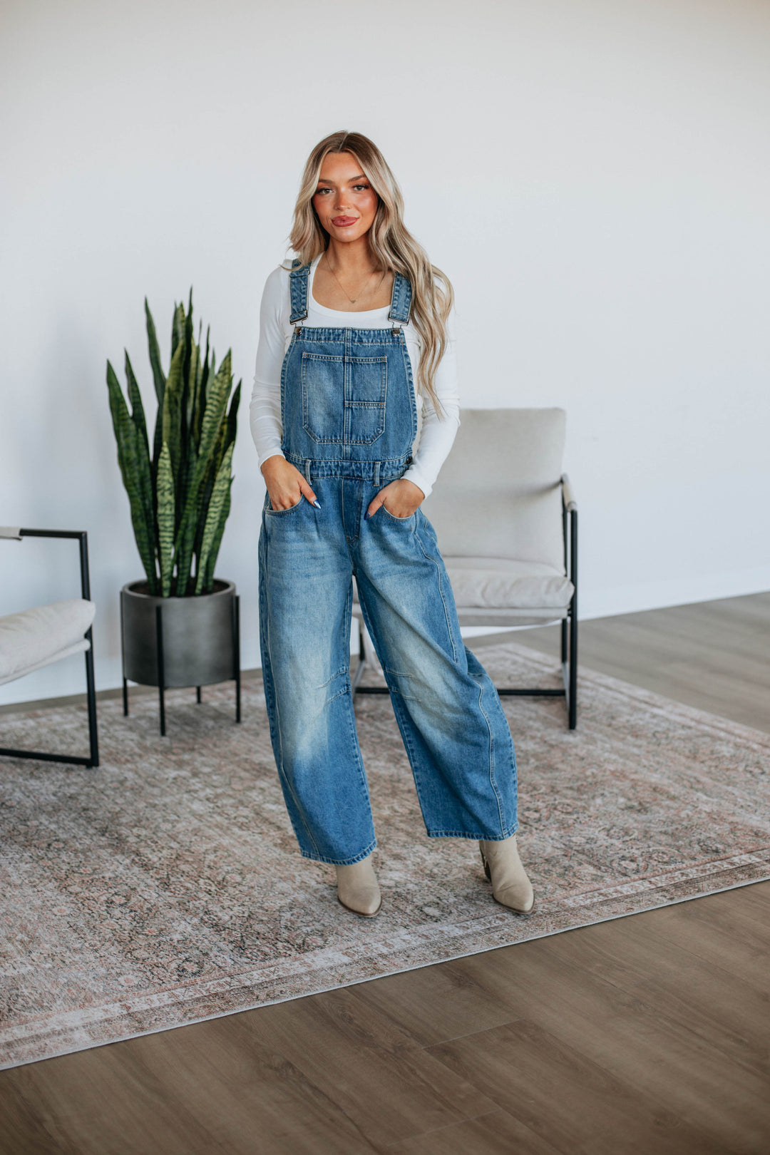 Zander Denim Overalls