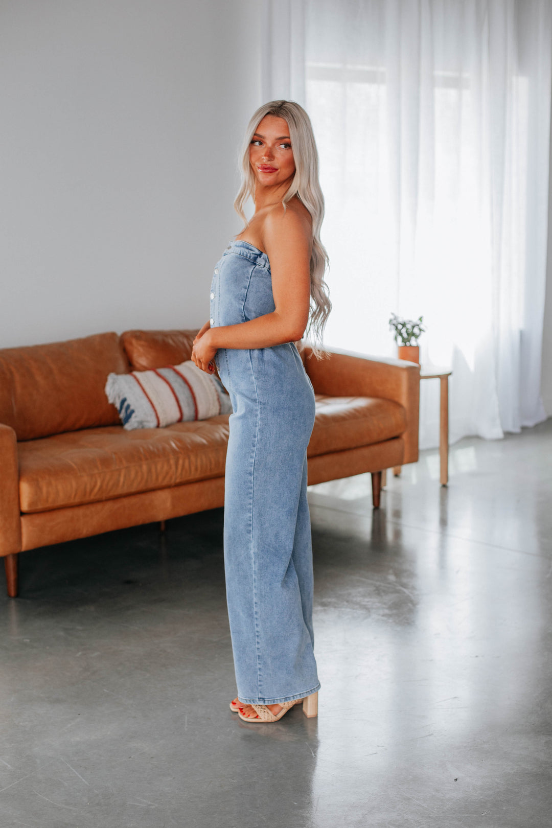 Zariah Denim Jumpsuit