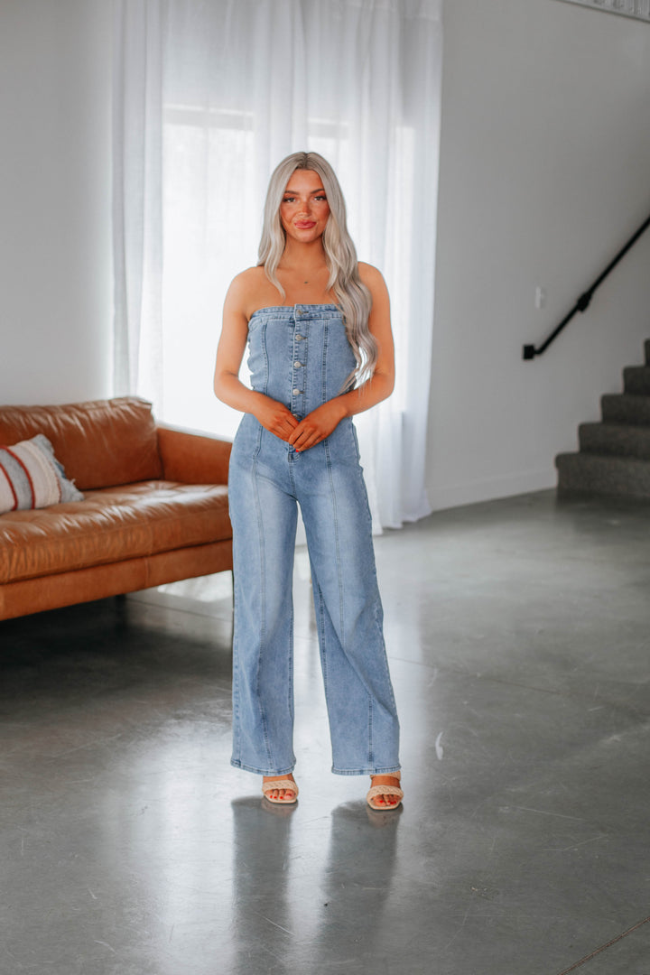 Zariah Denim Jumpsuit