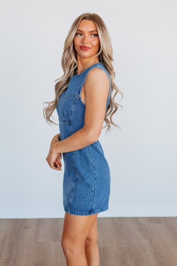 Clova Denim Dress