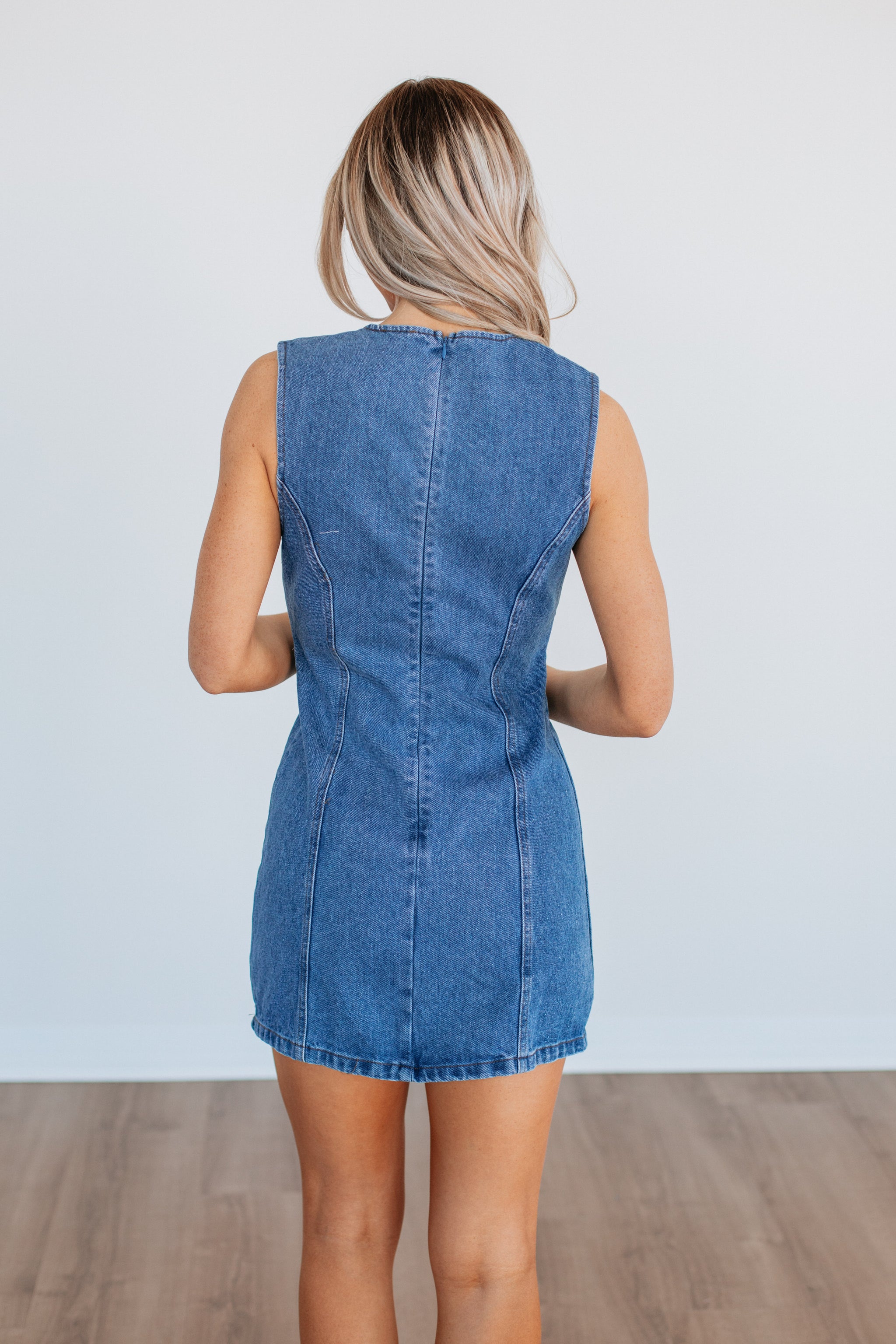 Clova Denim Dress