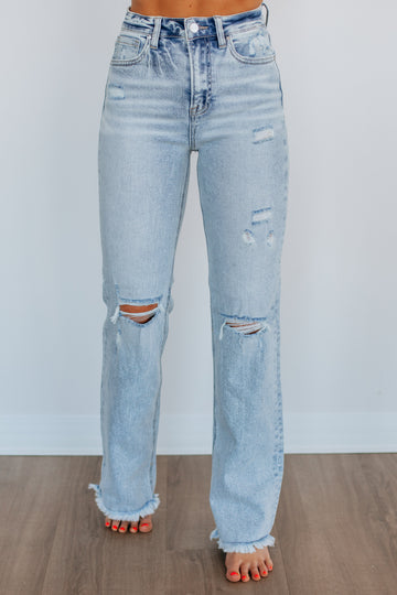 Eloise Risen Jeans - Light Wash