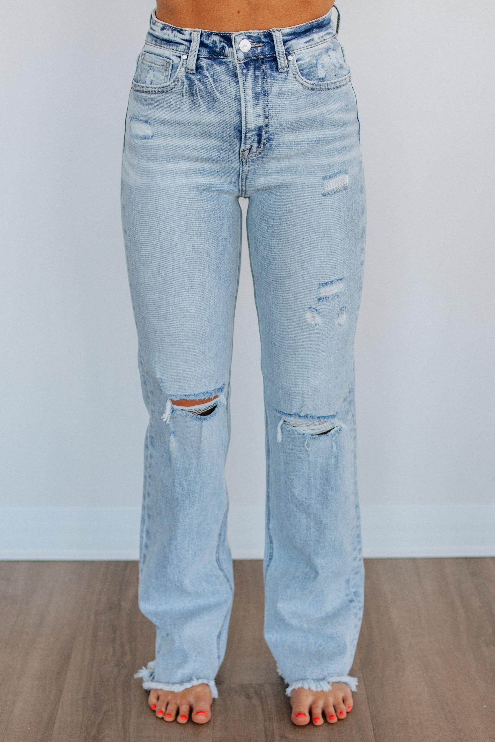 Eloise Risen Jeans - Light Wash