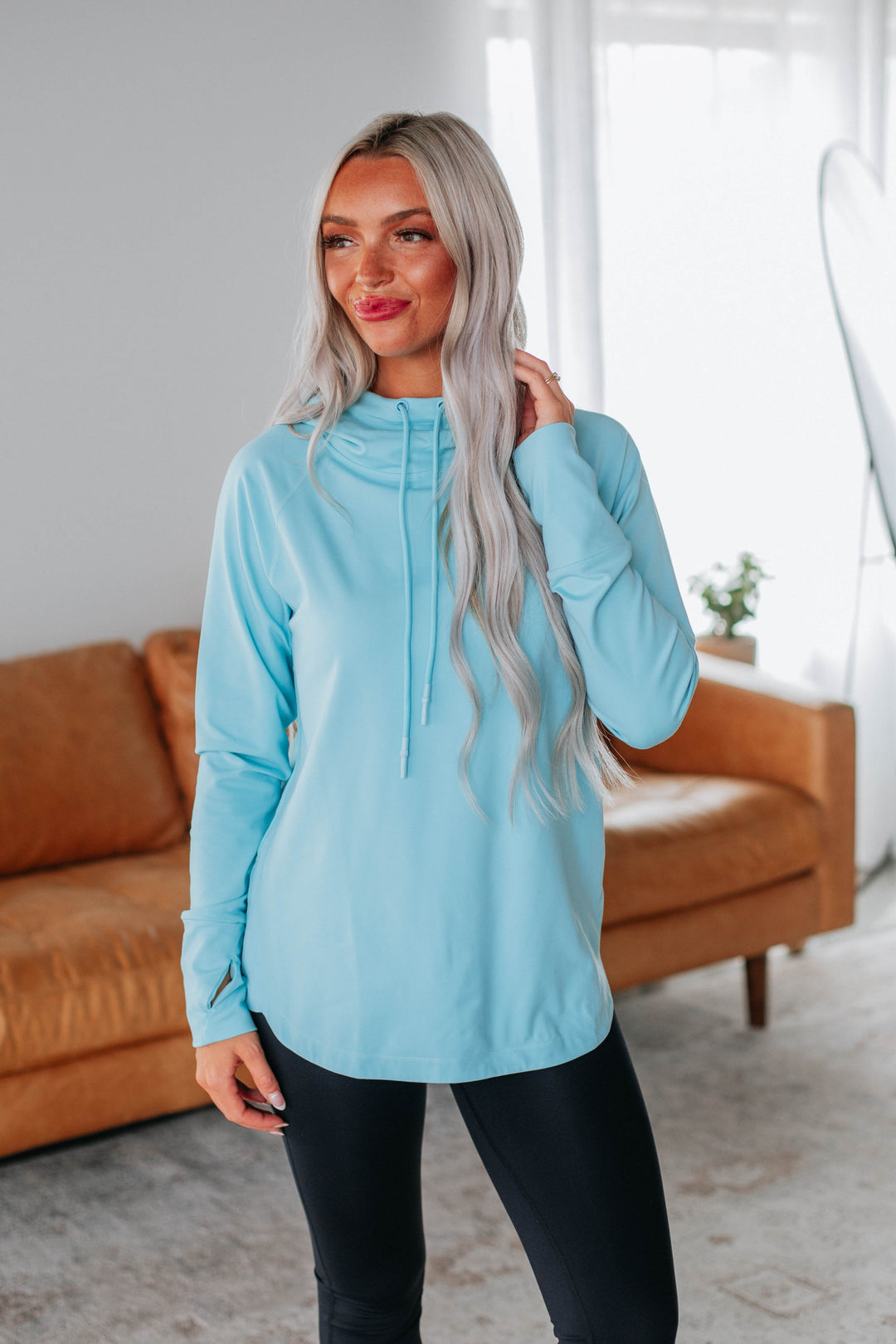 Alice Active Hoodie - Sky Blue