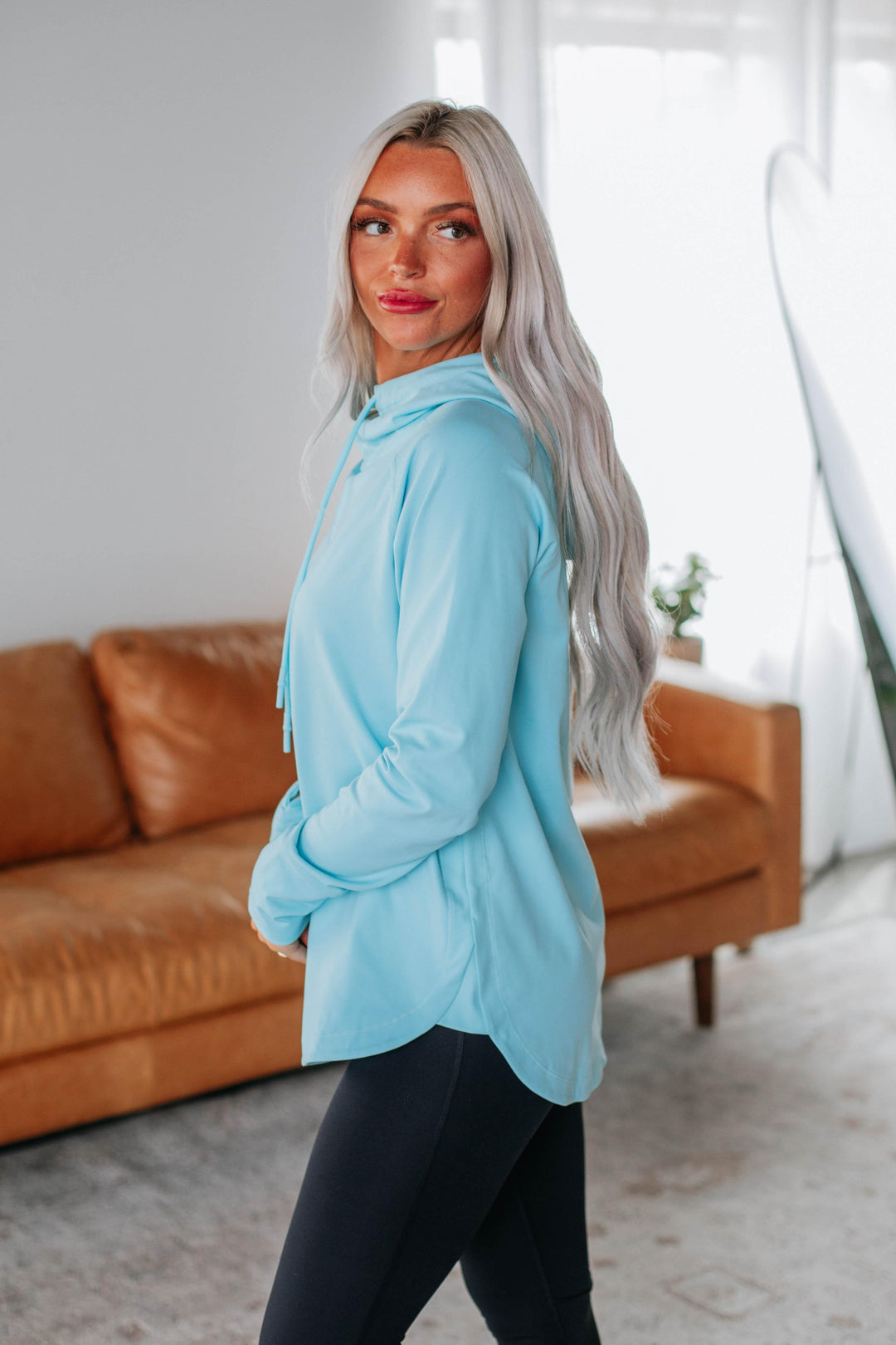 Alice Active Hoodie - Sky Blue