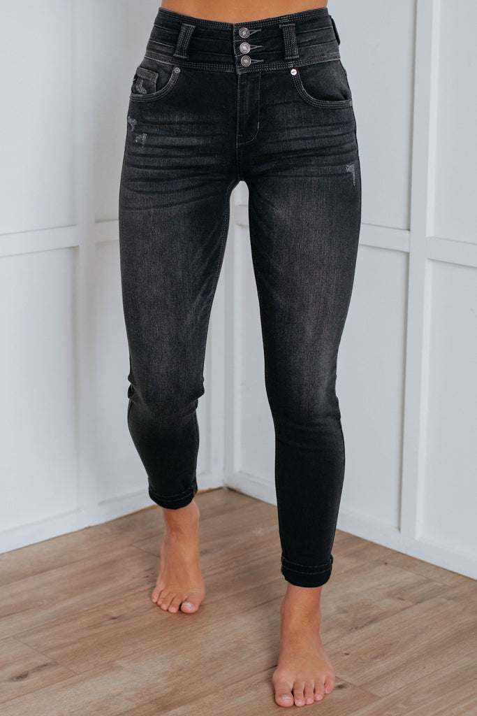 KanCan Ultra High Rise 90's Flare Jeans - Black – Southern Roots Boutique